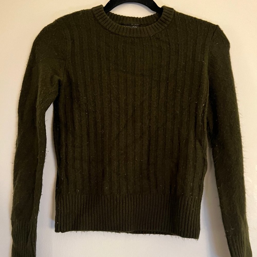 Topshop Green Sweater